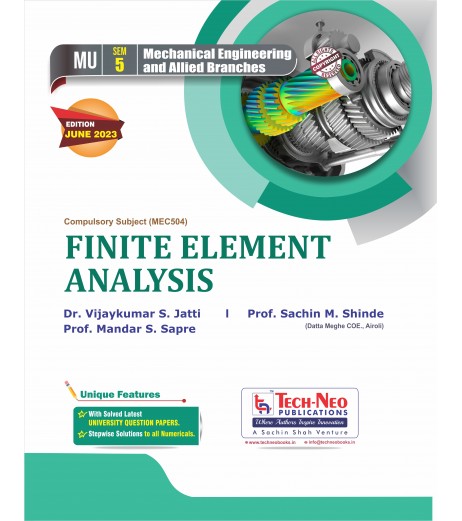 Finite Element Analysis | Sem 5 Mechanical Engineering | Techneo Publication Sem 5 Mech. Engg - SchoolChamp.net