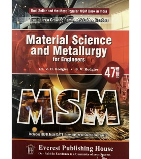 Material Science & Metallurgy for Engineers by Kodgire| 47th Edition