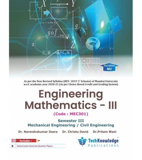 Engineering Mathematics 3 Sem 3  Mechanical Engineering Techknowledge Publication | Mumbai University