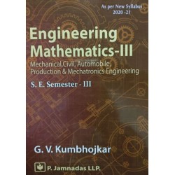 Engineering Mathematics Second  Year Sem 3 by G V Kumbhojkar Mechanical Branch| Latest Edition