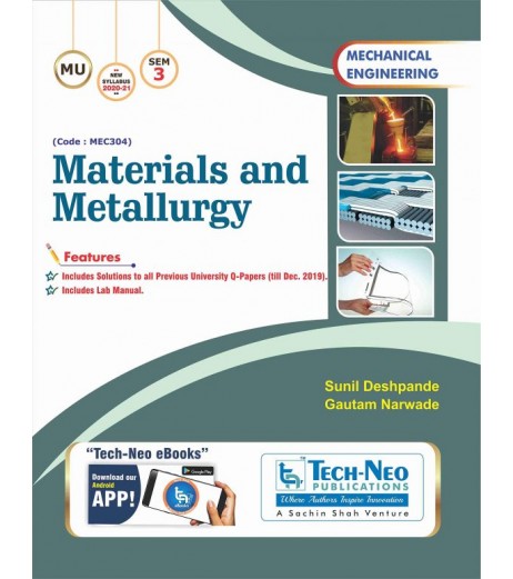 Materials and Metallurgy Sem 3 Mechanical Engineering TechNeo Publication | Mumbai University