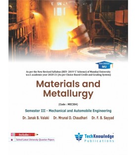 Materials and Metallurgy Sem 3 Mechanical Engineering Techknowledge Publication | Mumbai University 