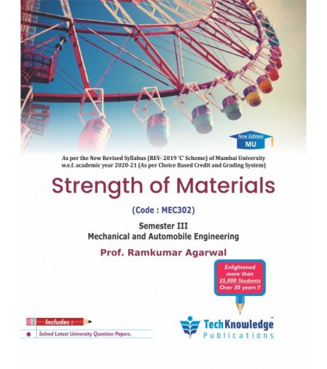 Strength of Materials Sem 3 Mechanical Engineering Techknowledge Publication | Mumbai University