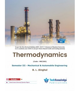 Thermodynamics Sem 3 Mechanical Engineering Techknowledge Publication | Mumbai University 