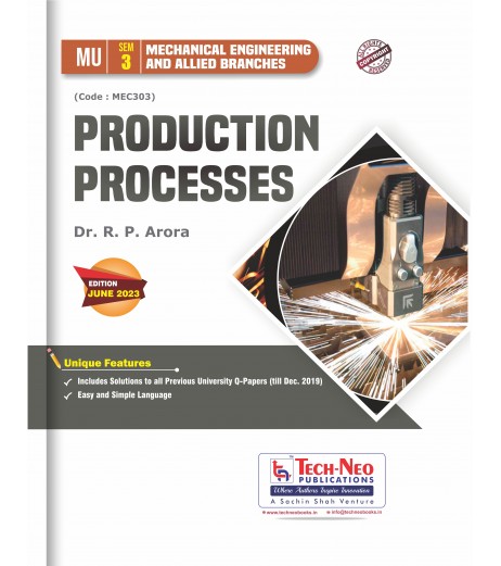 Production Processess Sem 3 Mechanical Engineering TechNeo Publication | Mumbai University