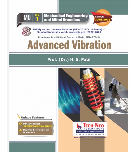Advanced Vibration Systems Sem 7 Mechanical Engineering | TechNeo Publication | Mumbai University