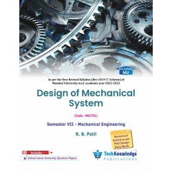 Design of Mechanical Systems Sem 7 Mechanical Engineering |