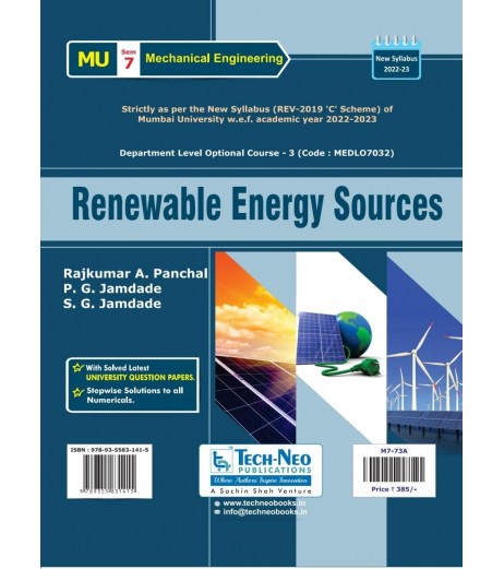 Renewable Energy Sources Sem 7  TechNeo Publication | Mumbai University