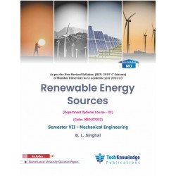 Renewable Energy Sources Sem 7  Techknowledge Publication |