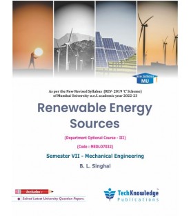 Renewable Energy Sources Sem 7  Techknowledge Publication | Mumbai University