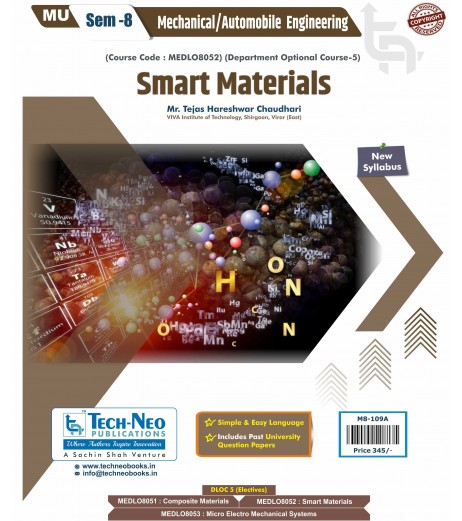 Smart Materials Final year Sem 8 Mechanical  Engg Techneo Publication
