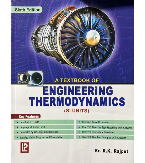 A Textbook of Engineering Thermodynamics by R. K. Rajput |  Laxmi Publication