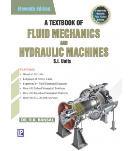 Textbook Of Fluid Mechanics and Hydraulic Machines by R.K. Bansal 
