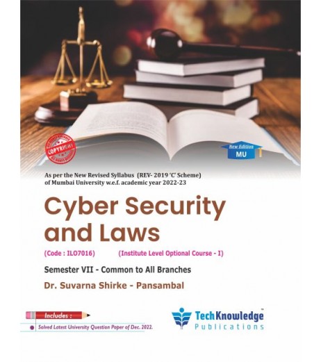 Cyber Security and Laws Sem 7  Techknowledge Publication | Mumbai University