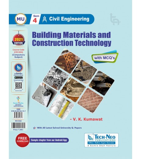 Building Material and Construction Technology Sem IV Civil Engg TechNeo Publication Sem 4 Civil Engg - SchoolChamp.net