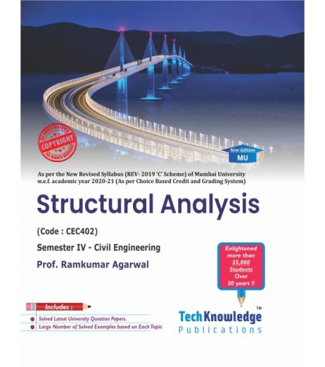 Structural Analysis Sem 4 Civil Engg TechKnowledge Publication | Mumbai University