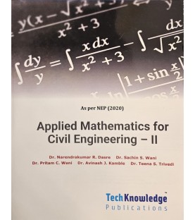 Applied Mathematics For Civil Engineering-II  Sem 4  Techknowledge Publication | NEP 2020