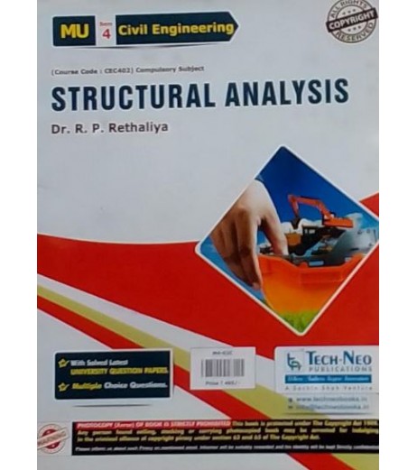Structural Analysis Sem 4 Civil Engg TechNeo Publication | Mumbai University