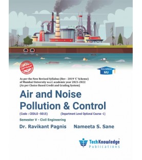 Air and Noise Pollution & Control  Sem 5 Civil Engg Techknowledge Publication Mumbai University 