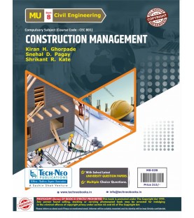 Construction Management Sem 8 Civil Engineering Techneo Publication | Mumbai University