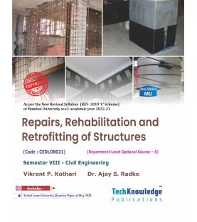 Repairs, Rehabilitation and Retrofitting of Structures 8 Civil Engineering Techknowledge Publication | Mumbai University