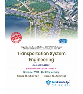 Transportation System Engineering Sem 8 Civil Engineering Techknowledge Publication | Mumbai University