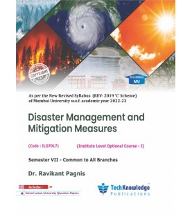 Disaster Management and Mitigation Measures Sem 7 All Branch in Engg   Techknowledge Publication | Mumbai University