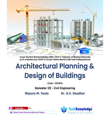 Architectural Planning & Design of Buildings Sem 3 Civil Engg Tech-Knowledge Publication | Mumbai University