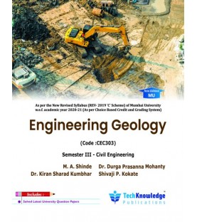 Engineering Geology Sem 3 Civil Engg Tech-Knowledge Publication | Mumbai University 