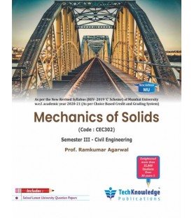 Mechanics of Solids Sem 3 Civil Engg Tech-Knowledge Publication | Mumbai University 