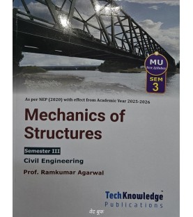 Mechanics of Structures Sem 3 Civil Engg Tech-Knowledge Publication | Mumbai University 