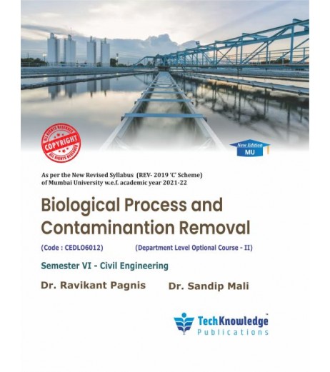 Biological Process and Contamination Removal Sem 6 Civil Engg TechKnowledge Publication | Mumbai University