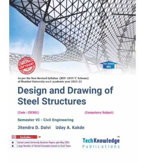 Design and Drawing of Steel Structures Sem 6 Civil Engg TechKnowledge Publication | Mumbai University
