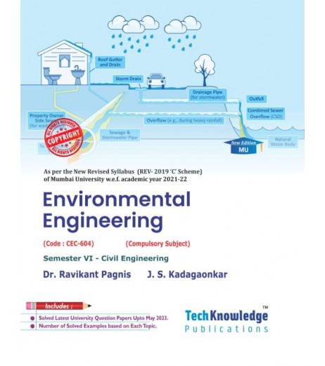 Environmental Engineering Sem 6 Civil Engg TechKnowledge Publication | Mumbai University