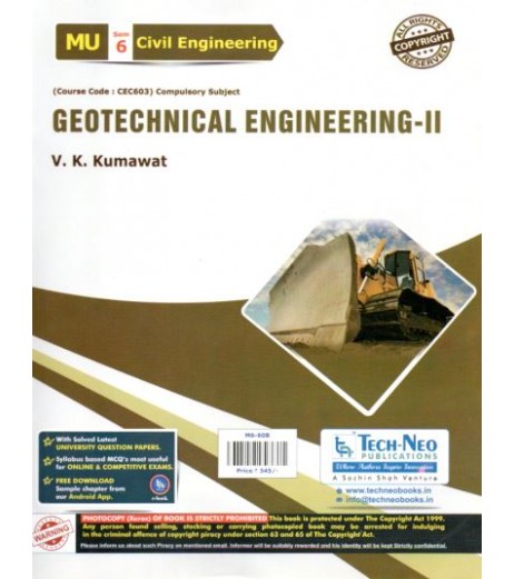 Geotechnical Engineering-II  Sem 6 Civil Engg TechNeo Publication | Mumbai University