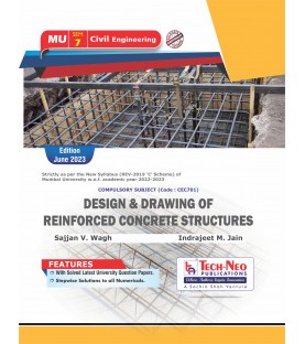 Design and Drawing of Reinforced Concrete Structures Sem 7 Civil Engineering Tech-Neo Publication | Mumbai University