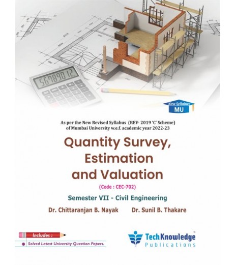 Quantity Survey Estimation and Valuation Sem 7 Civil Engineering Techknowledge Publication | Mumbai University
