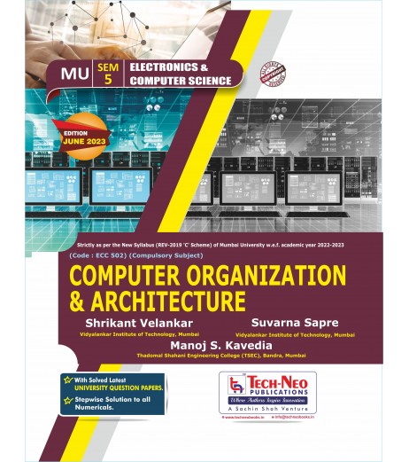 Computer Organization and Architecture Sem 5 E&CS Engineering | Techneo Publication | Mumbai University