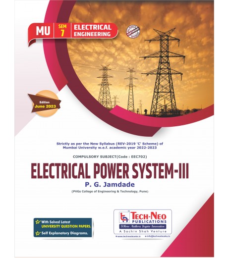 Electrical Power System-III Sem 7 Electrical Engineering | Tech-Neo Publication | Mumbai University