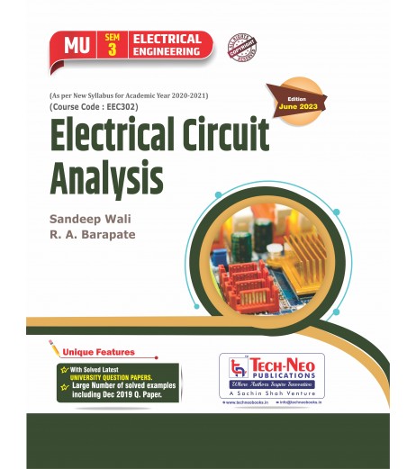 Electrical Circuit Analysis  Sem 3 Electrical Engineering | Techneo Publication | Mumbai University
