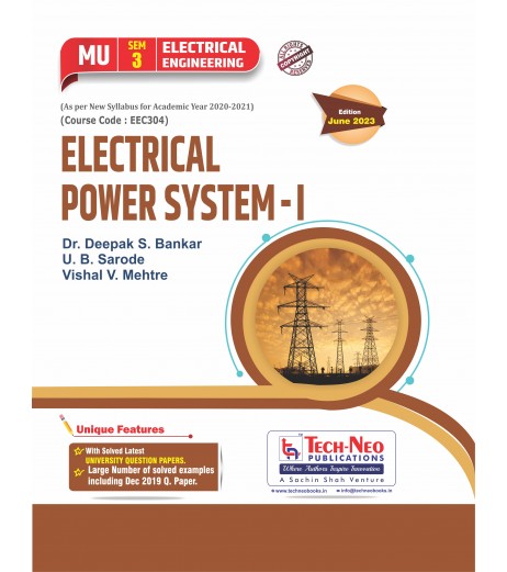 Electrical Power System-I Sem 3 Electrical Engineering | Techneo Publication | Mumbai University