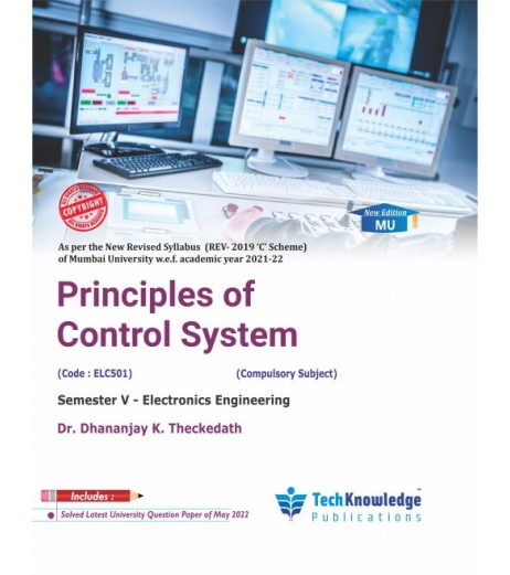Principles Of Control System Sem 5 Electronics Engineering | Techknowledge Publication | Mumbai University