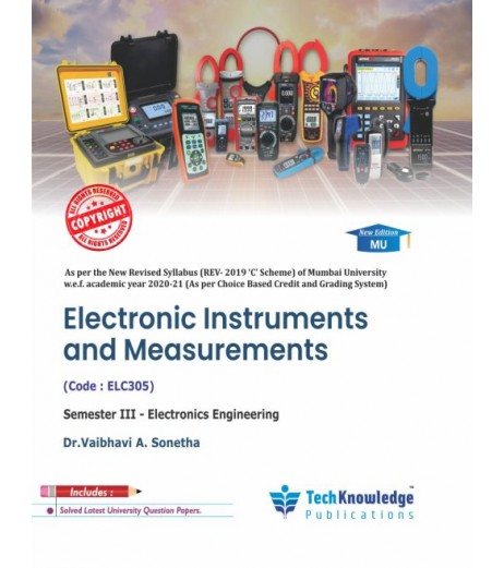 Electronic Instruments and Measurements  Sem 3 Electronics Engineering | Tech-Knowledge Publication | Mumbai University