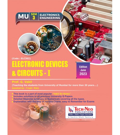 Electronic Devices & Circuits I Sem 3 Electronics Engineering | Techneo Publication | Mumbai University