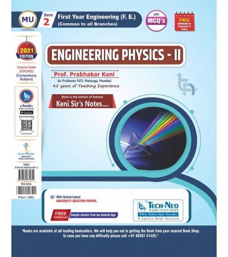 Engineering Physics -II First Year Engineering Sem 2 Techneo Publication First year Sem 2 (Common) - SchoolChamp.net