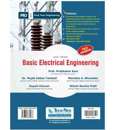 Basic Electrical Engineering First Year  Sem 1 TechNeo Publication