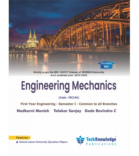 Engineering Mechanics First Year Sem 1 Techknowledge Publication