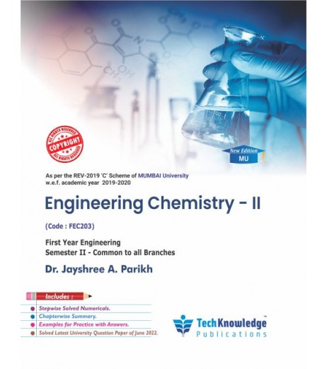 Engineering Chemistry 2 First Year  Sem 2 Techknowledge Publication First year Sem 2 (Common) - SchoolChamp.net