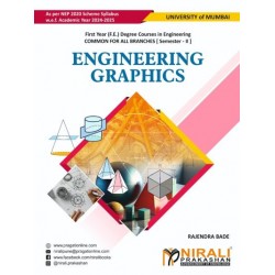 Engineering Graphics First Year Sem 2 Engineering Mumbai University | Nirali Prakashan