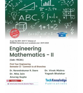Engineering Mathematics-II Sem 2  Tech-knowledge Publication | Mumbai University 